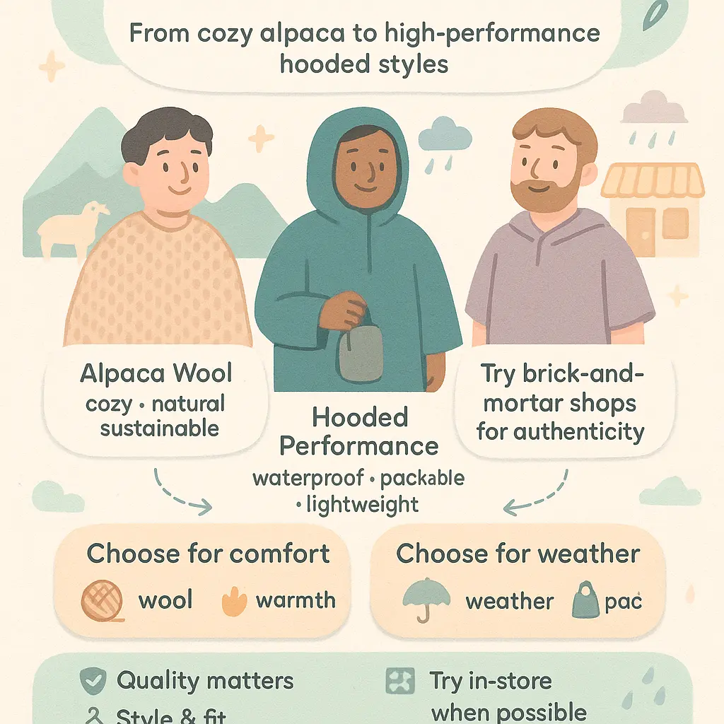 {'keyword': 'men hooded poncho', 'best_position': 40, 'best_position_url': 'https://www.my-poncho.com/rain-poncho/mens-hooded-polyester-poncho/', 'keyword_country': 'US', 'keyword_language': ['en'], 'is_branded': False} - Ponchos